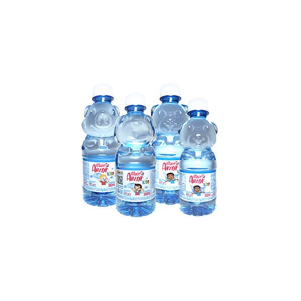 Água Mineral Natural | Água Mais Amor Kids - Azul -  380ml - sem  gás